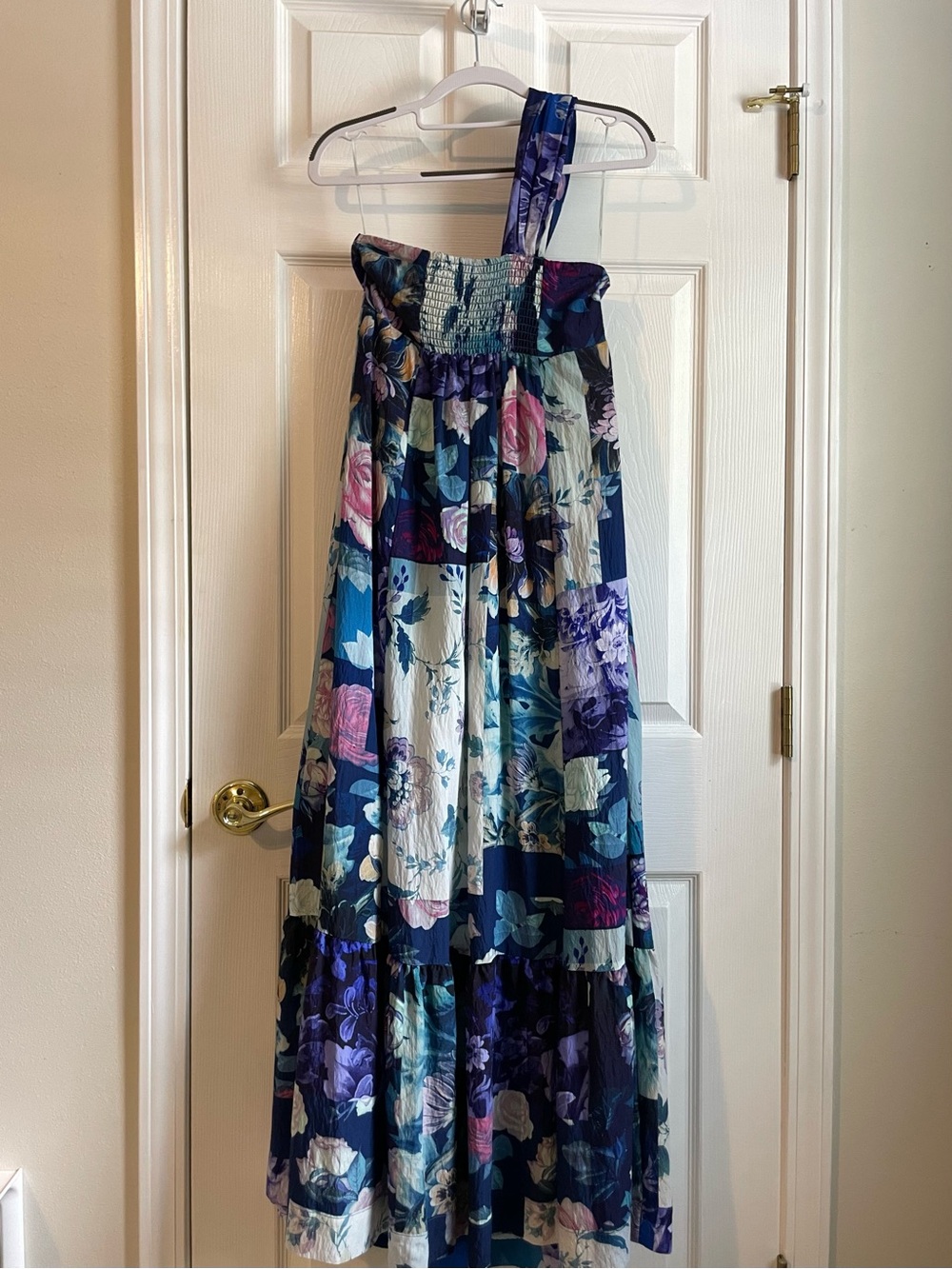 Mauve Anthropologie One-Shoulder Maxi, Size S - Picture 5 of 10